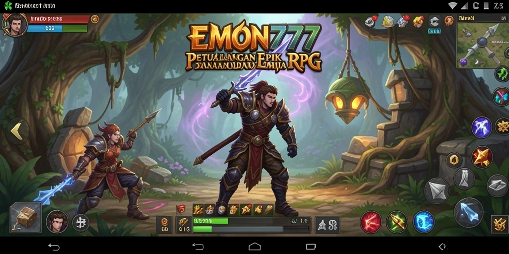 Antarmuka permainan yang menarik dari EMON777 dengan berbagai pilihan karakter.