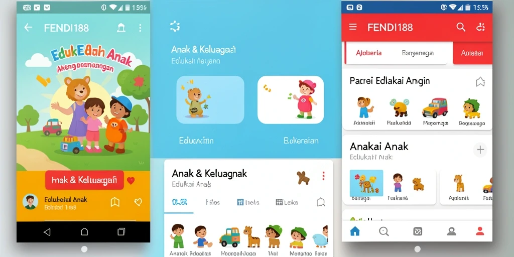 Antarmuka FENDI188 yang menarik dan ramah anak.