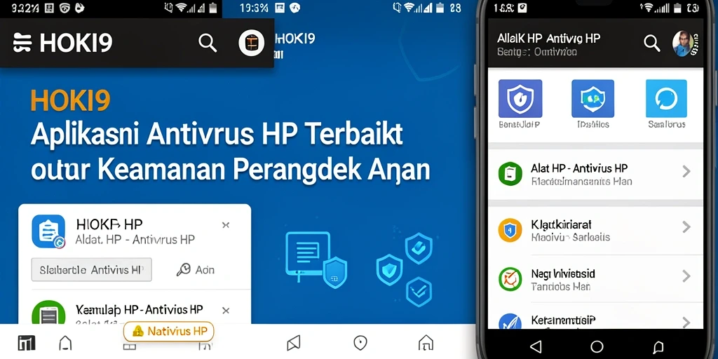 Antarmuka HOKI9 yang sederhana dan mudah digunakan untuk keamanan HP.