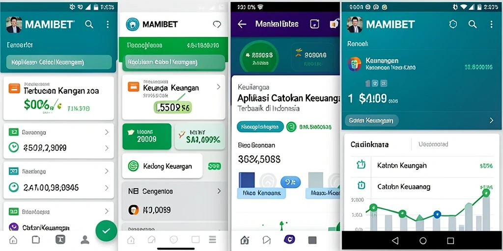 Tampilan antarmuka MAMIBET yang mudah digunakan untuk catatan keuangan.
