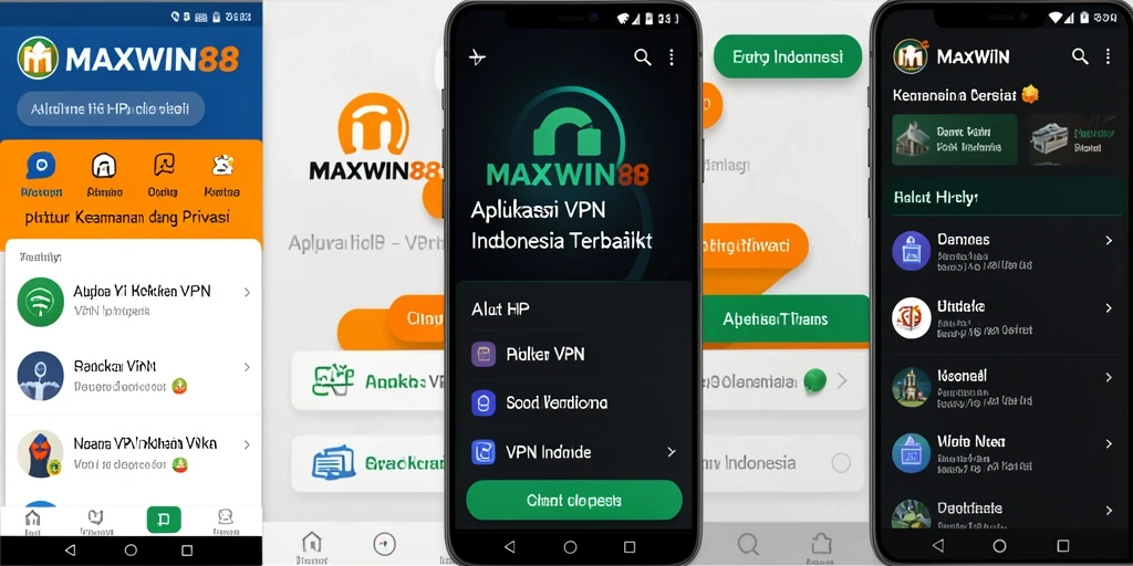 Antarmuka pengguna aplikasi MAXWIN88 yang intuitif dan mudah digunakan.